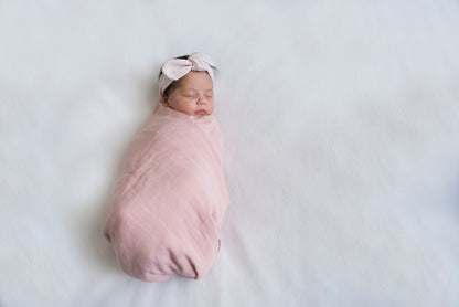 Musk Pink Organic Muslin Wrap