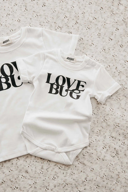 Bencer &amp; Hazelnut Love Bug Bodysuit Charcoal