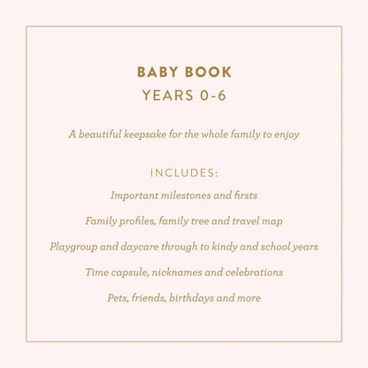 Baby Book - Rose