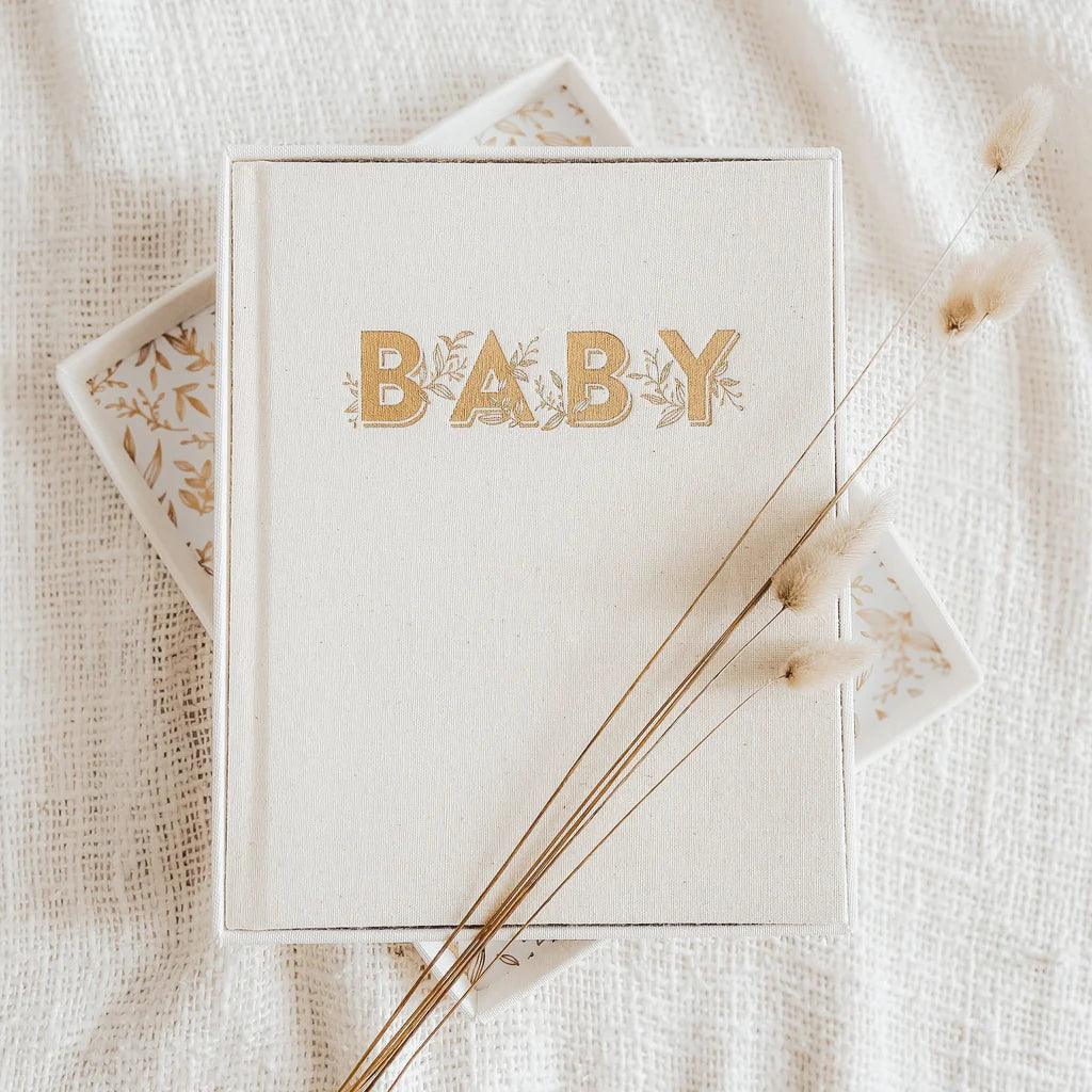 Mini Baby Book - Oatmeal