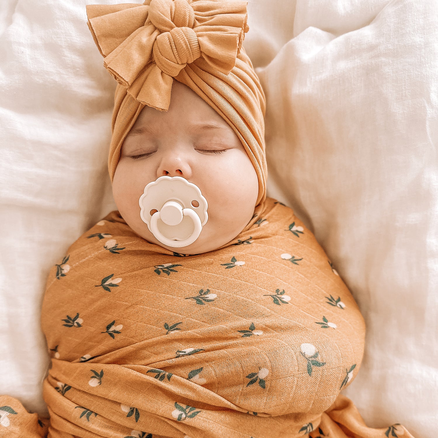 Tiny Lemons Organic Muslin Wrap Swaddle