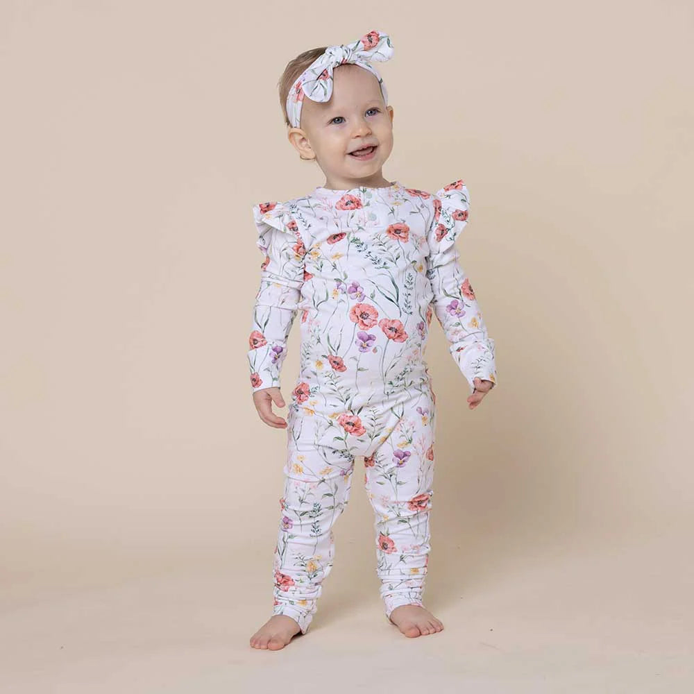 Snuggle Hunny Meadow Organic Growsuit