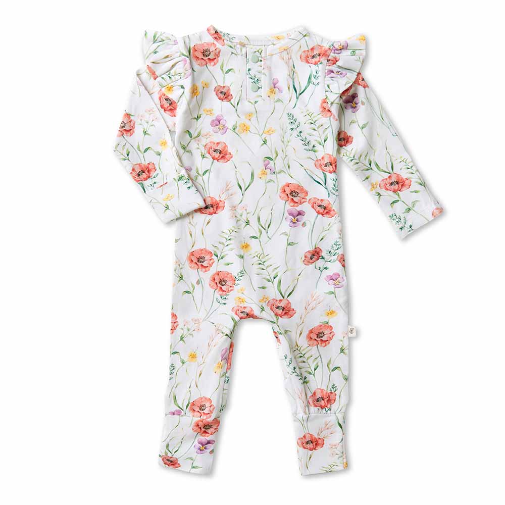 Snuggle Hunny Meadow Organic Growsuit