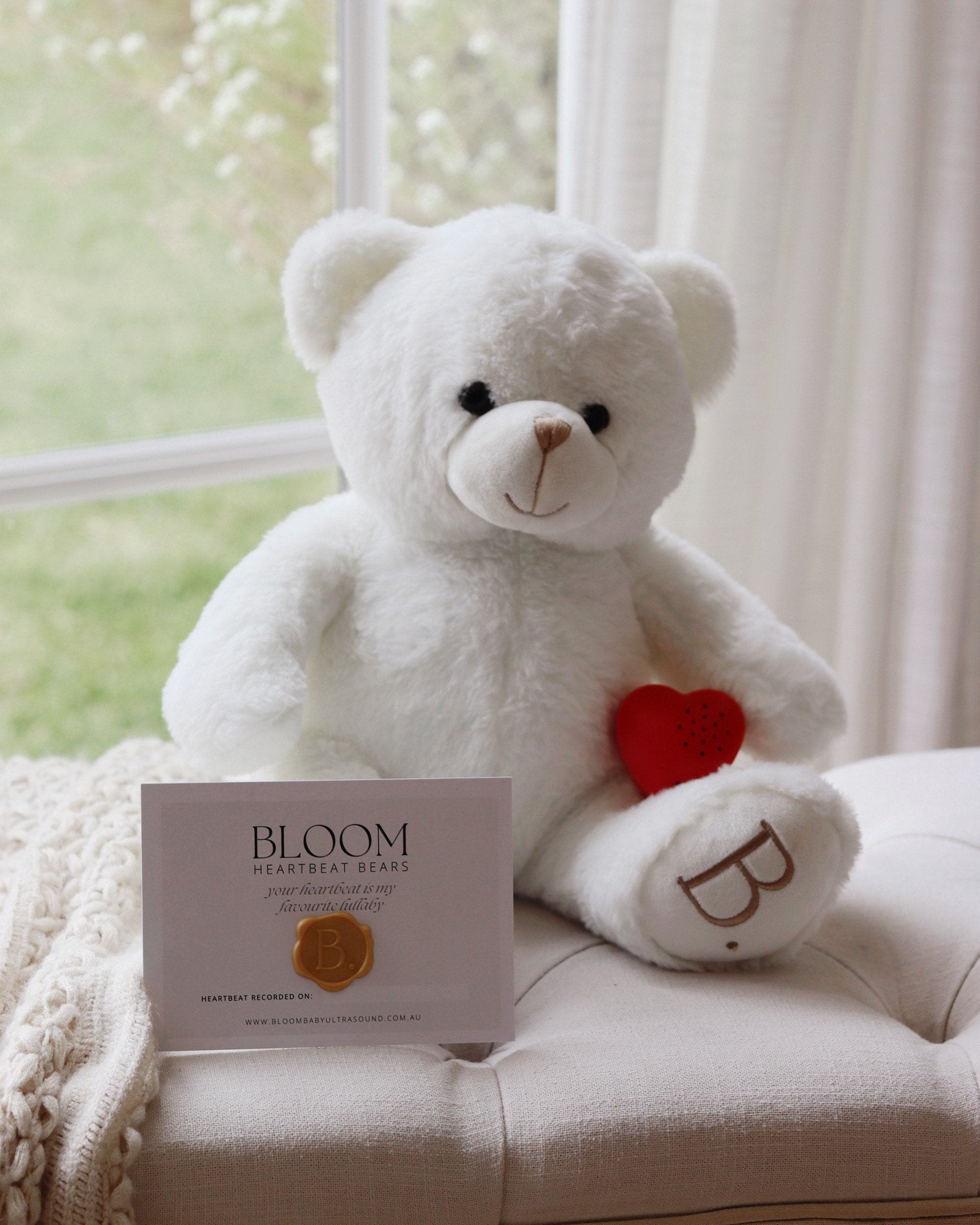 Bloom Heartbeat Bear - Pregnancy Keepsake