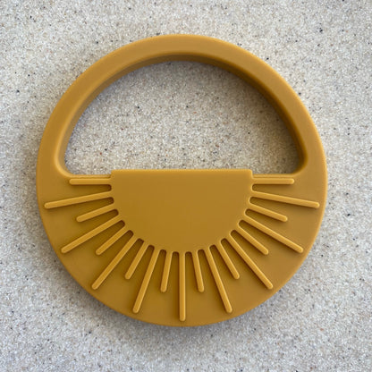 sunshine-silicone-teethers-mustard